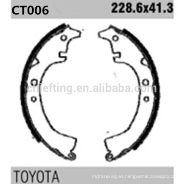 k2232 04495-14010 para Toyota zapatas de freno trasero zapato